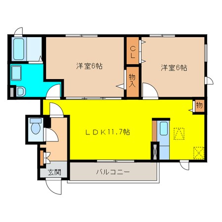 Ｔ’ｓノバの物件間取画像